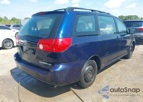 2006 Toyota Sienna Ce из США, поврежденный, VIN 5TDZA23C46S498005